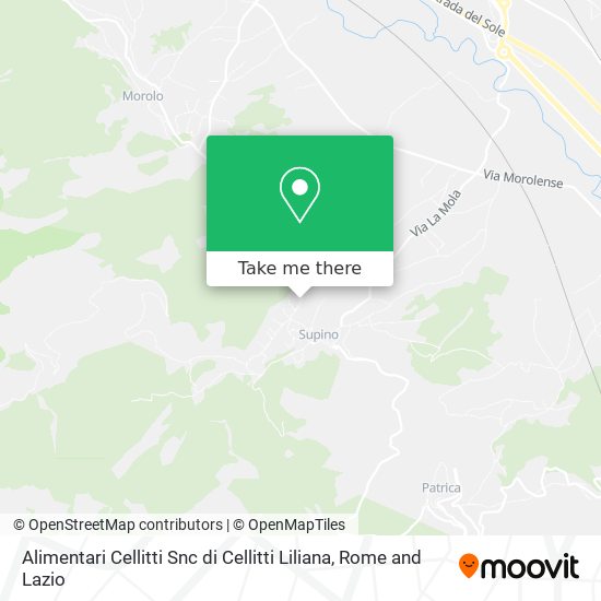 Alimentari Cellitti Snc di Cellitti Liliana map