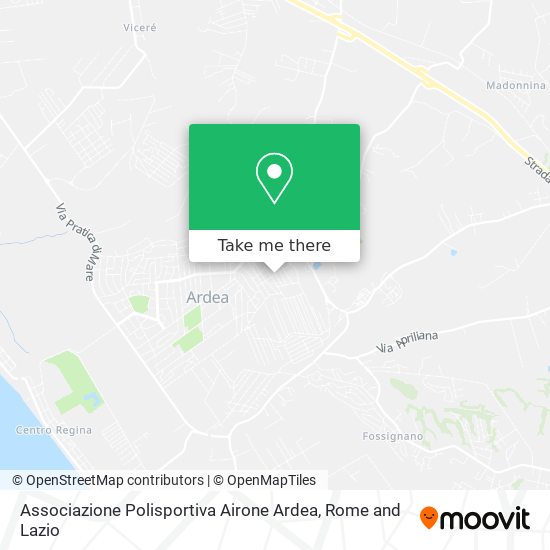 Associazione Polisportiva Airone Ardea map