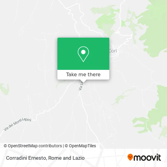 Ernesto Corradini map