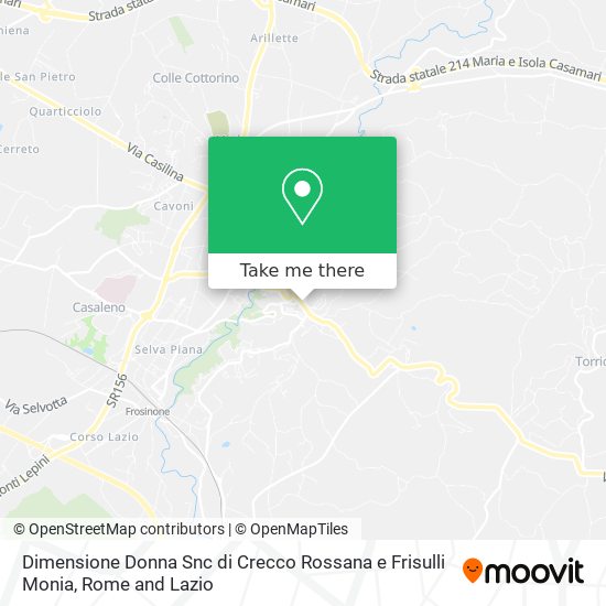 Dimensione Donna Snc di Crecco Rossana e Frisulli Monia map