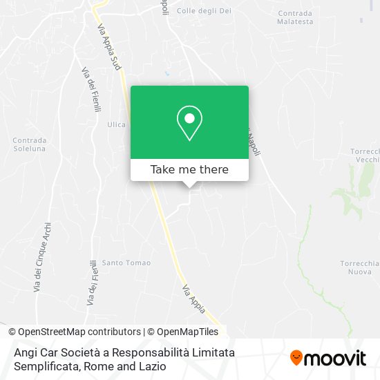 Angi Car Società a Responsabilità Limitata Semplificata map