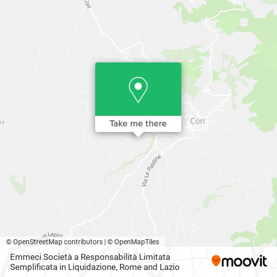 Emmeci Società a Responsabilità Limitata Semplificata in Liquidazione map