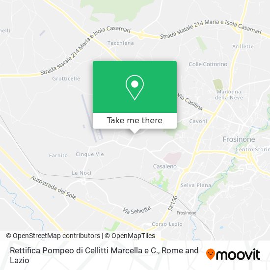 Rettifica Pompeo di Cellitti Marcella e C. map