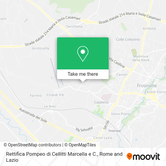 Pompeo Rectification by Marcella Cellitti and Company map