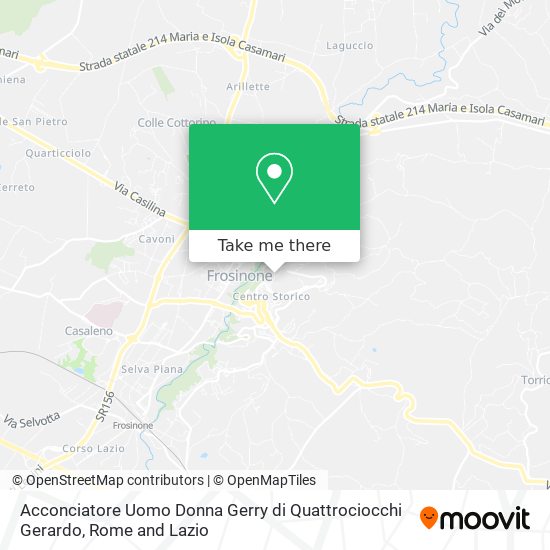 Acconciatore Uomo Donna Gerry di Quattrociocchi Gerardo map