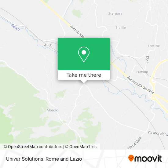 Univar Solutions map