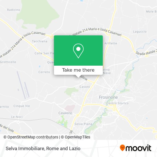 Selva Immobiliare map