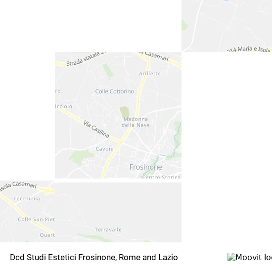 Dcd Aesthetic Studios Frosinone map