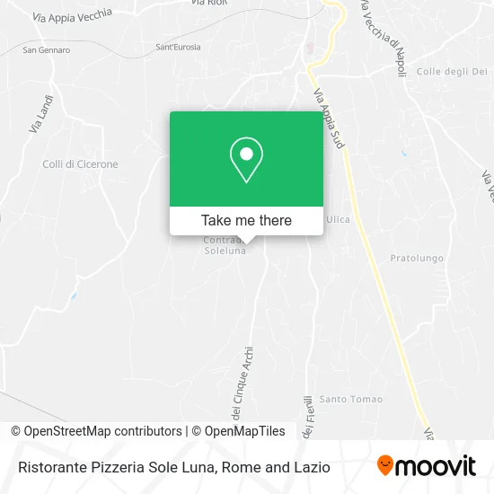 Ristorante Pizzeria Sole Luna map