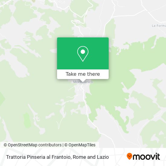 Trattoria Pinseria al Frantoio map