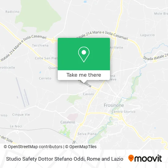 Safety Studio Dr. Stefano Oddi map