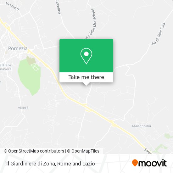 Il Giardiniere di Zona map