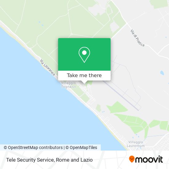 Tele Security Service map