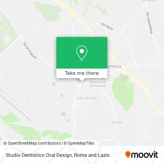 Studio Dentistico Oral Design map