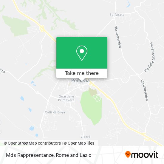 Mds Rappresentanze map