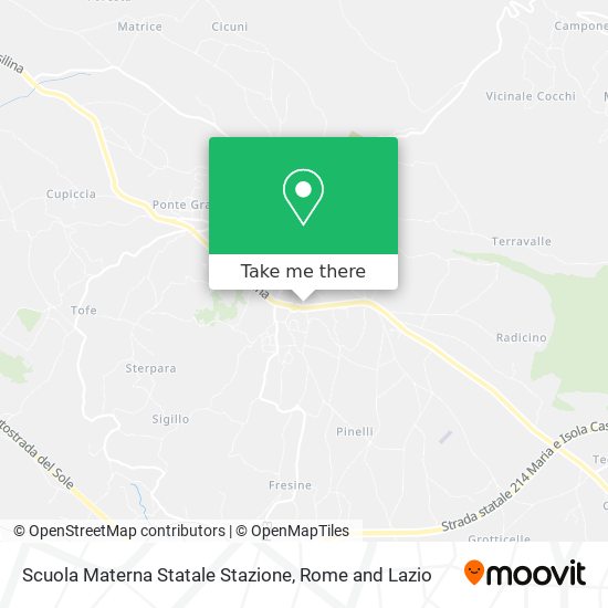 Scuola Materna Statale Stazione map