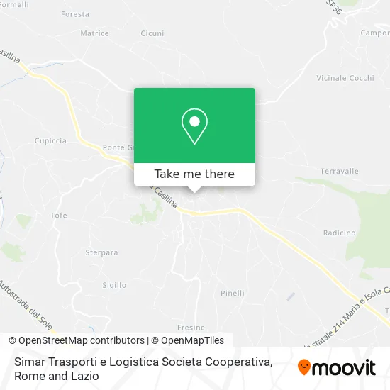 Simar Transport and Logistics Cooperative Society map