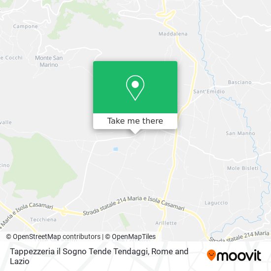 Tappezzeria il Sogno Tende Tendaggi map