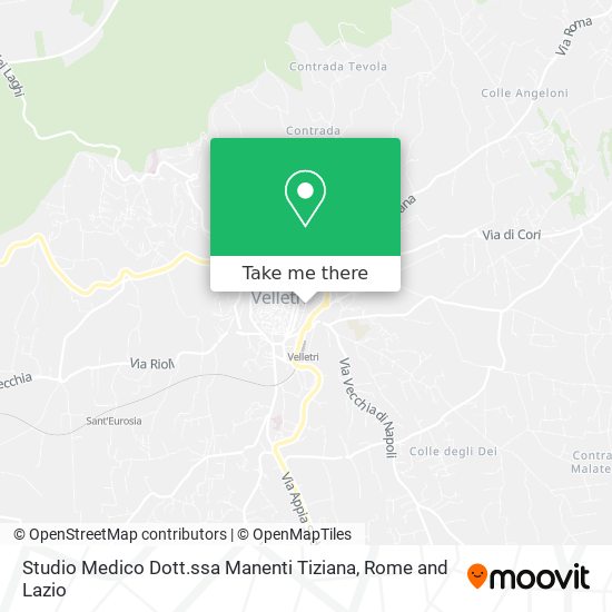 Studio Medico Dott.ssa Manenti Tiziana map