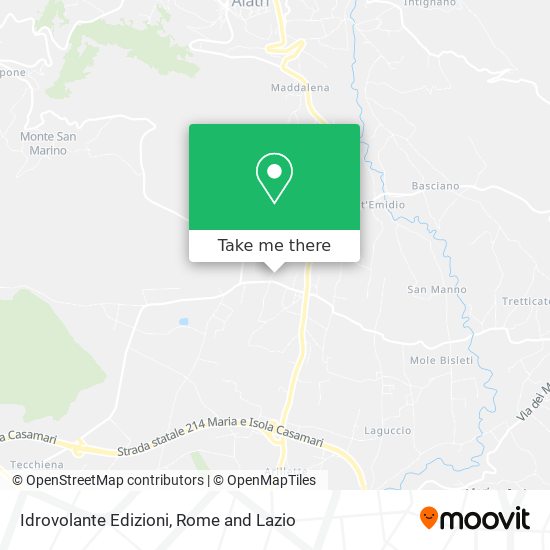 Idrovolante Edizioni map