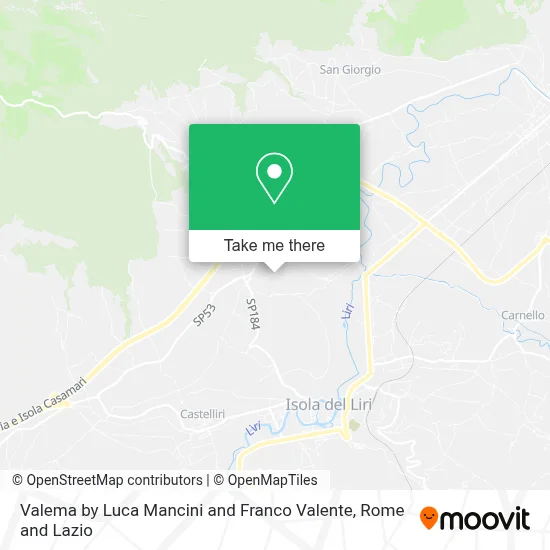 Valema by Luca Mancini and Franco Valente map