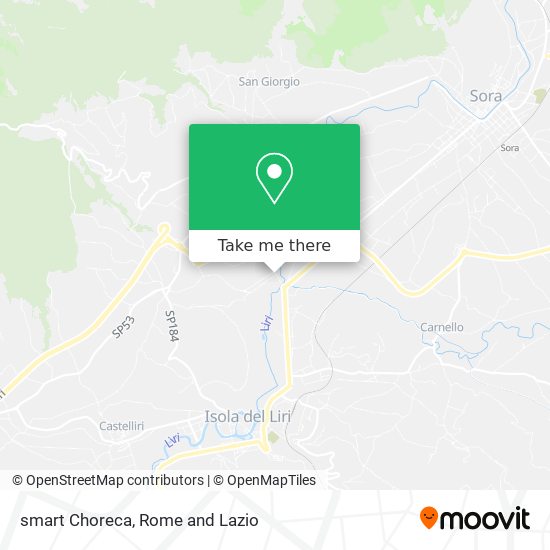 smart Choreca map