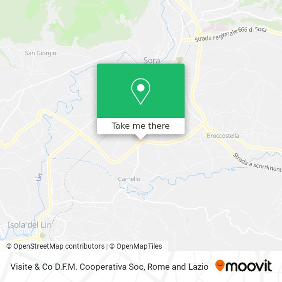 Visite & Co D.F.M. Cooperativa Soc map