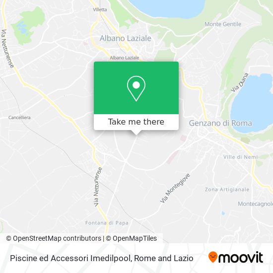 Piscine ed Accessori Imedilpool map