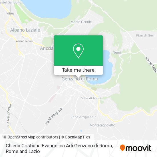 Chiesa Cristiana Evangelica Adi Genzano di Roma map