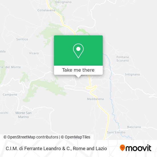 C.I.M. di Ferrante Leandro & C. map