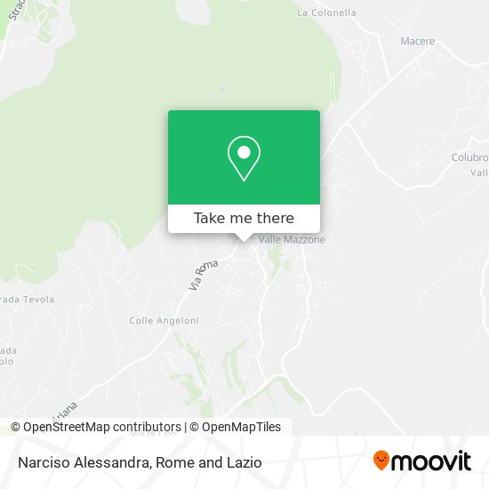 Narciso Alessandra map