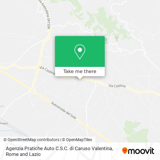 Agenzia Pratiche Auto C.S.C. di Caruso Valentina map