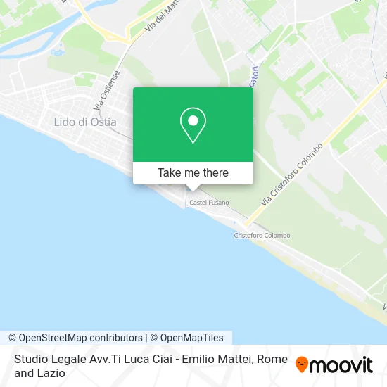 Luca Ciai - Emilio Mattei Legal Studio map