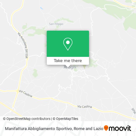 Manifattura Abbigliamento Sportivo map