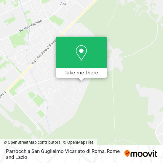 Parrocchia San Guglielmo Vicariato di Roma map