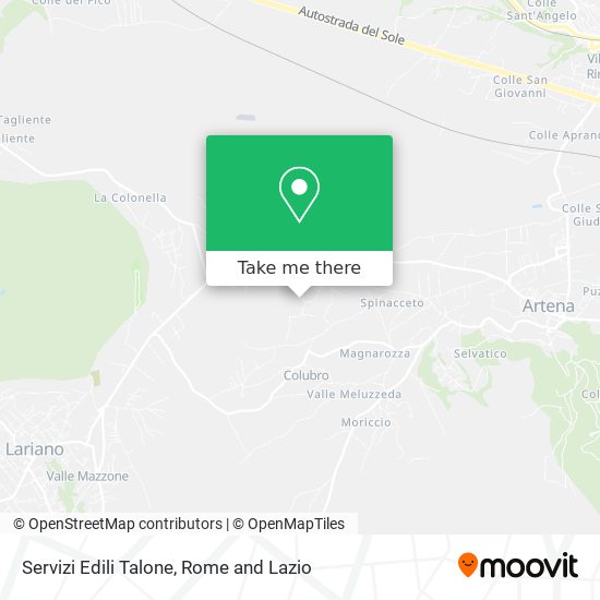 Servizi Edili Talone map