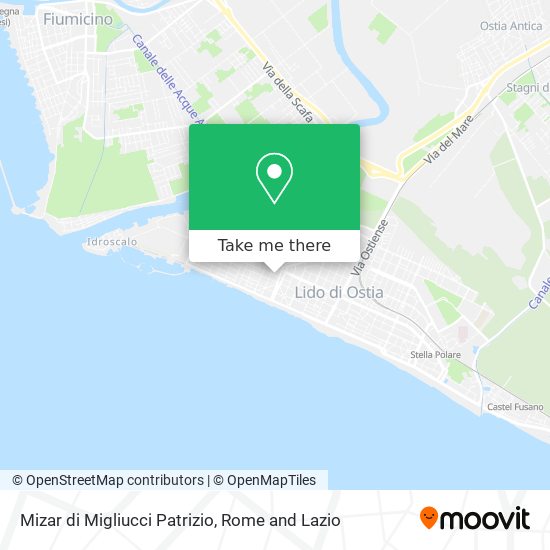 Mizar di Migliucci Patrizio map