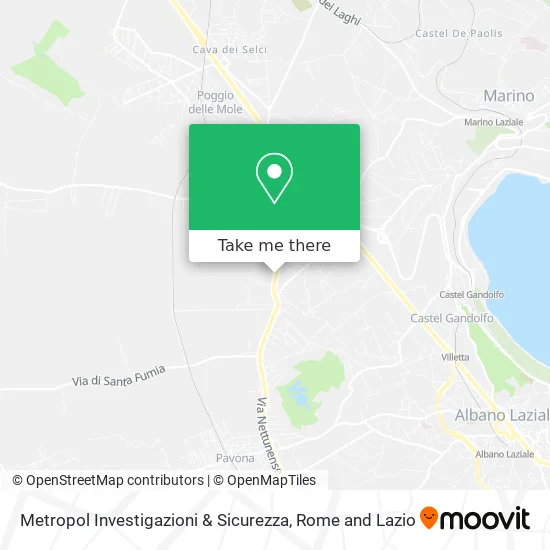 Metropol Investigations & Security map