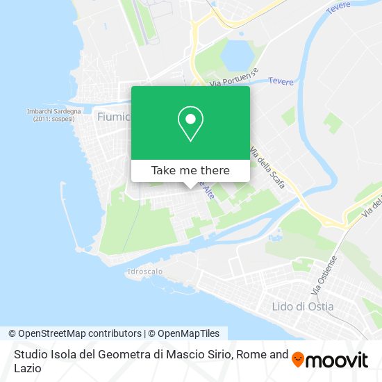 Studio Isola del Geometra di Mascio Sirio map