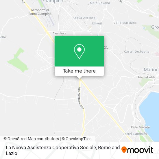 La Nuova Assistenza Cooperativa Sociale map