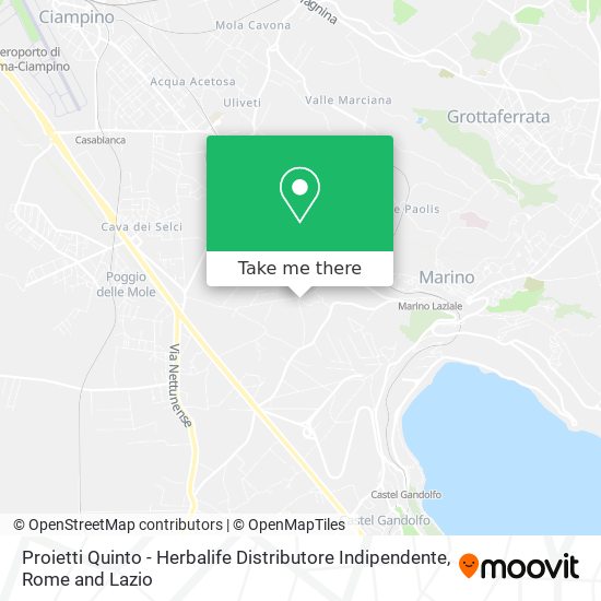 Proietti Quinto - Herbalife Distributore Indipendente map