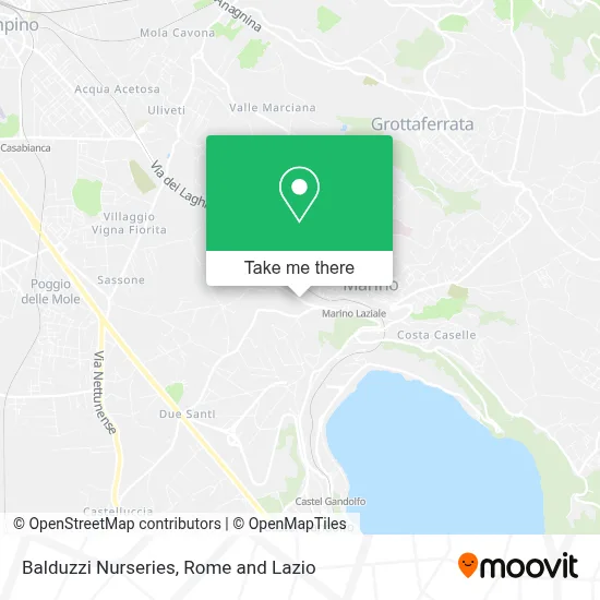 Balduzzi Nurseries map