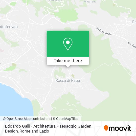 Edoardo Galli - Architettura Paesaggio Garden Design map