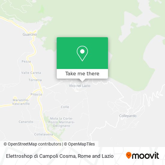 Elettroshop di Campoli Cosma map