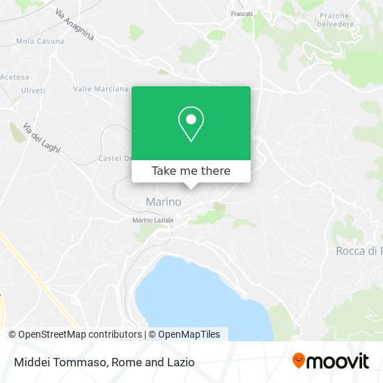 Middei Tommaso map