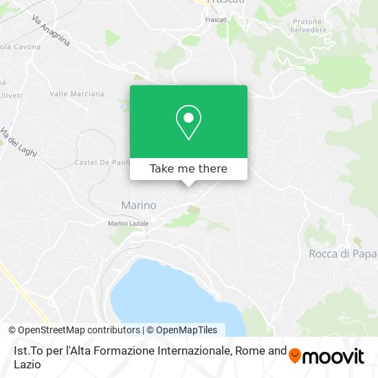 Ist.To per l'Alta Formazione Internazionale map