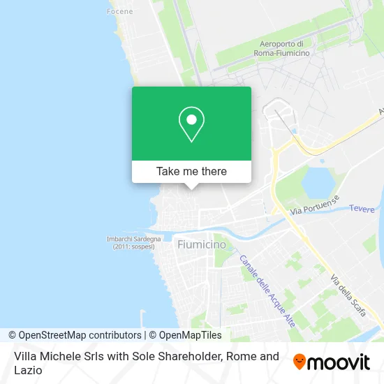 Villa Michele Srls with Sole Shareholder map