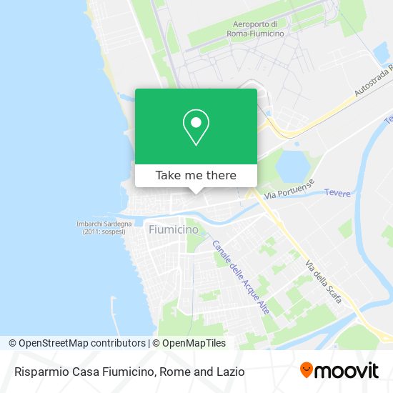Risparmio Casa Fiumicino map