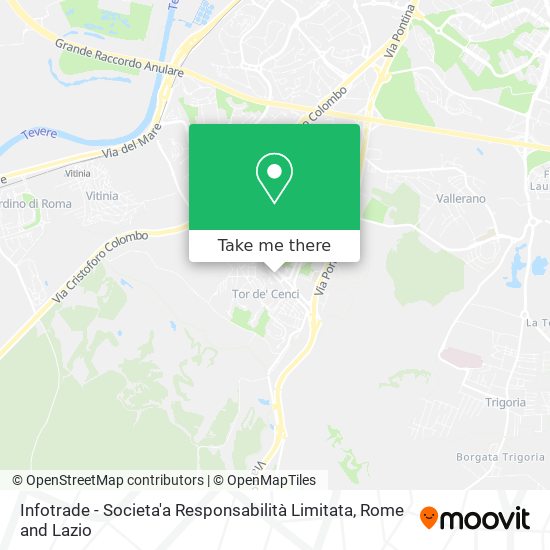 Infotrade - Societa'a Responsabilità Limitata map