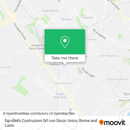 Sgrulletti Costruzioni Srl con Socio Unico map